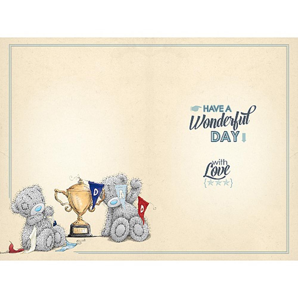 From Both Of Us Me to You Bear Fathers Day Card Extra Image 1